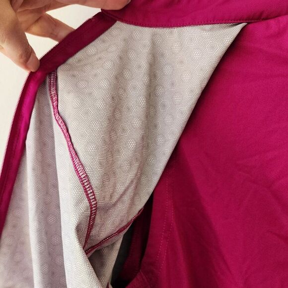 Adidas Adistar Convertible Wind Jacket | Size Medium | Pink Vest Removable Arms - Picture 12 of 14